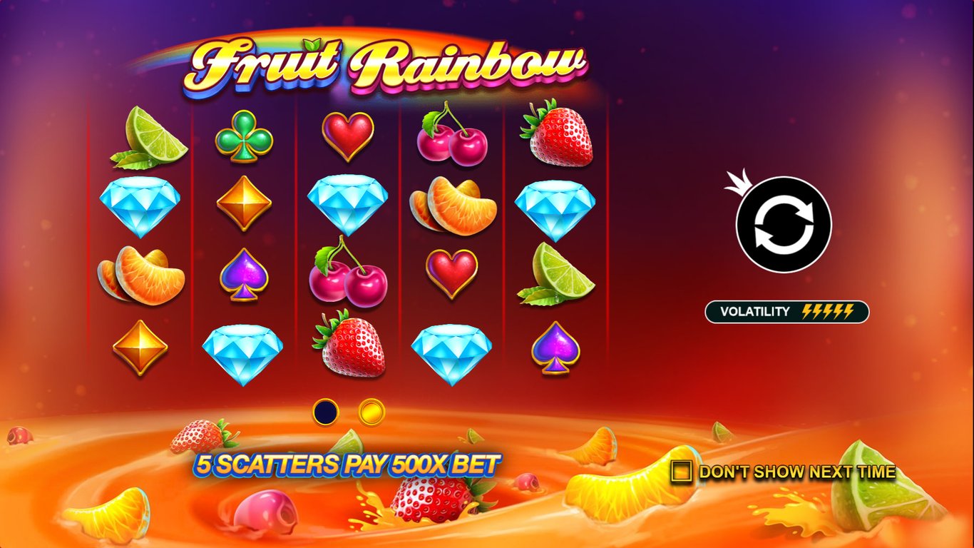 วิธีการเล่นเกม Fruit Rainbow