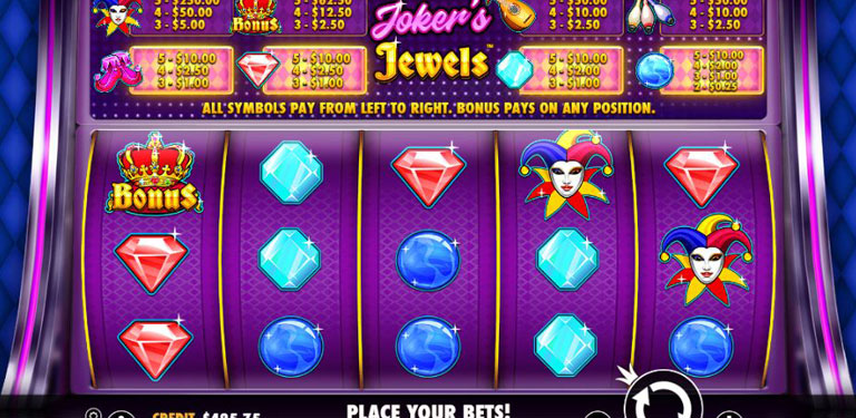 รูปแบบการเล่นเกม Joker S Jewels