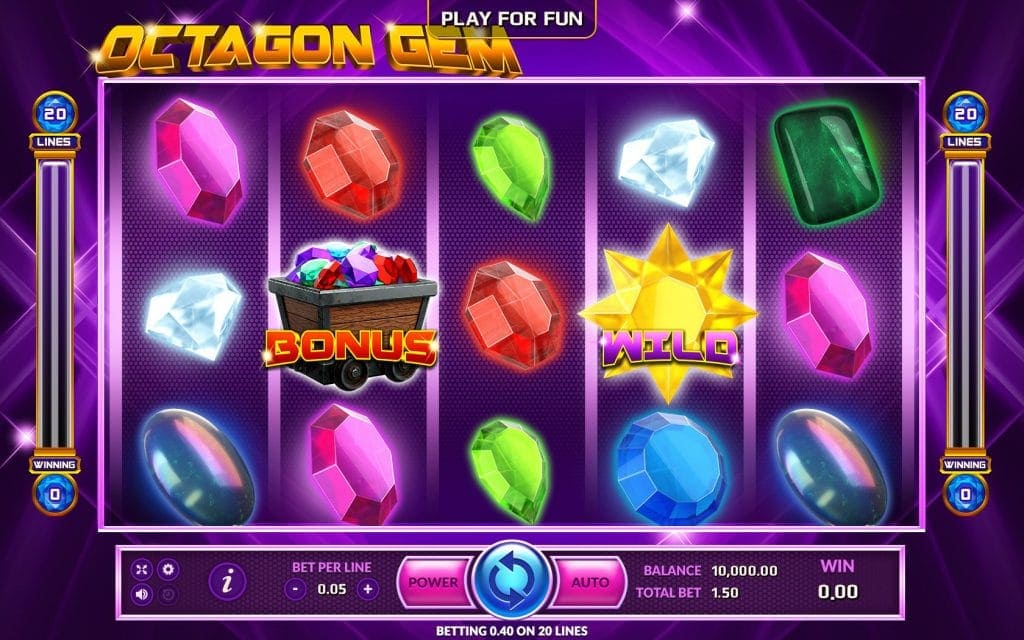 รูปรางวัลภายในเกม Octagon Gem 2