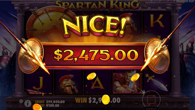 แจ็คพอตแตกในเกม Spartan King