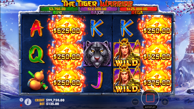 รางวัลในเกม The Tiger Warrior